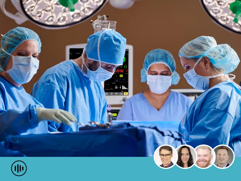 Clinicians in the OR