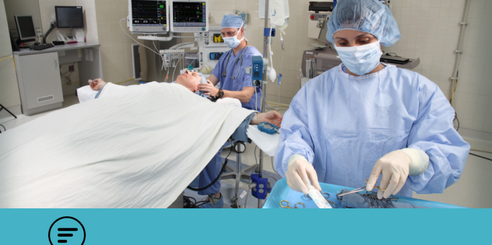 3 Surgeons in the OR operating a patient