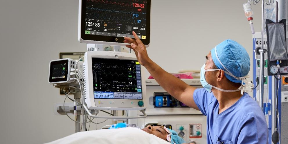 Clinician in the OR