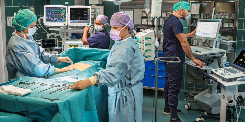 Clinicians in the OR