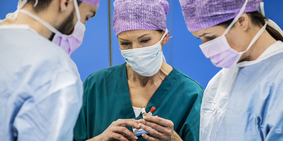 Clinicians in OR