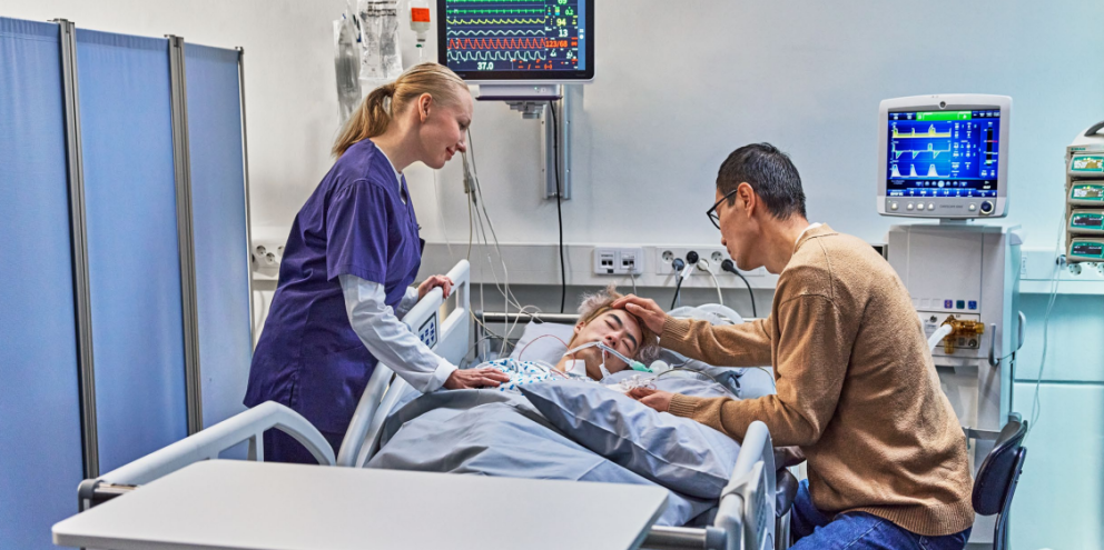 Patient in the ICU