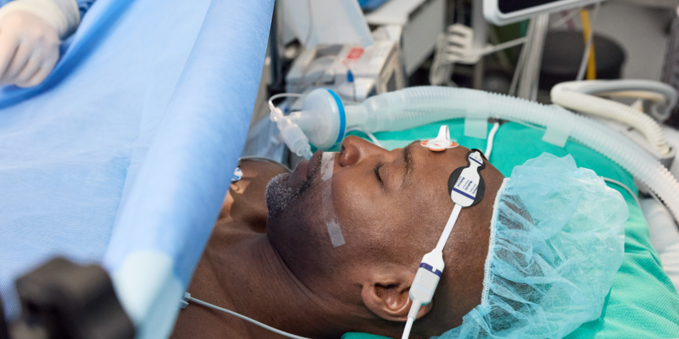 Patient under anesthesia