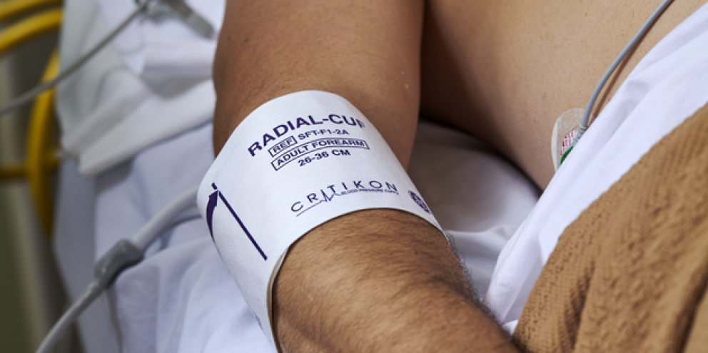 Patient with Radial Cuff