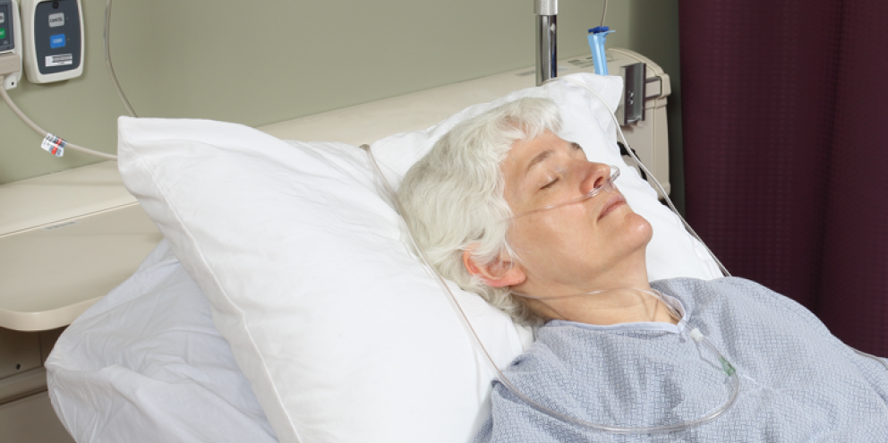 Patient with BP cuff