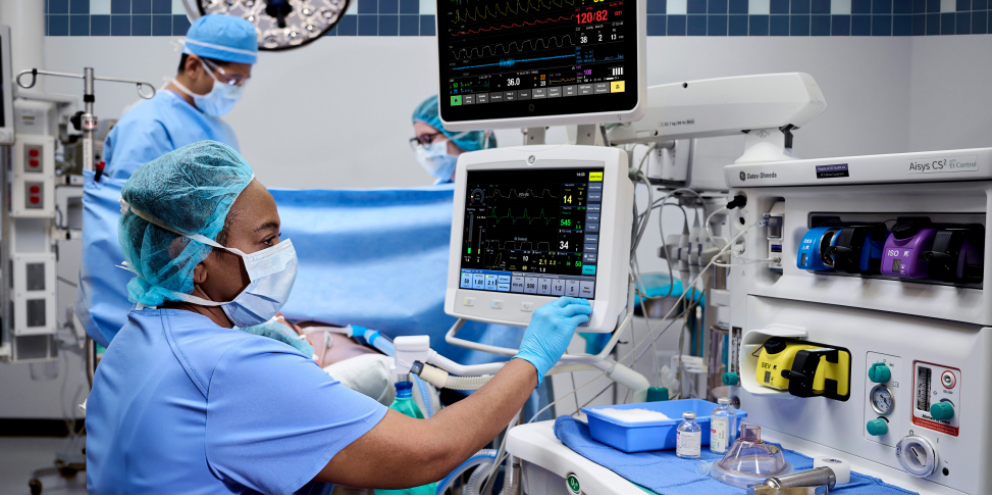 Clinicians in the OR