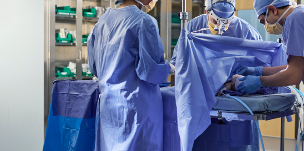 Clinicians in the OR