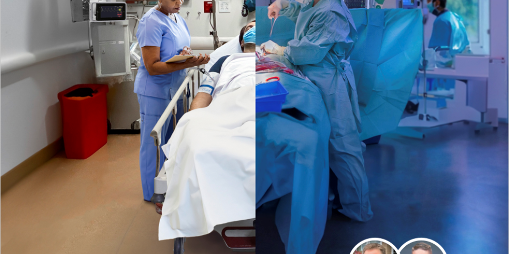 Patient in the ward and in the OR