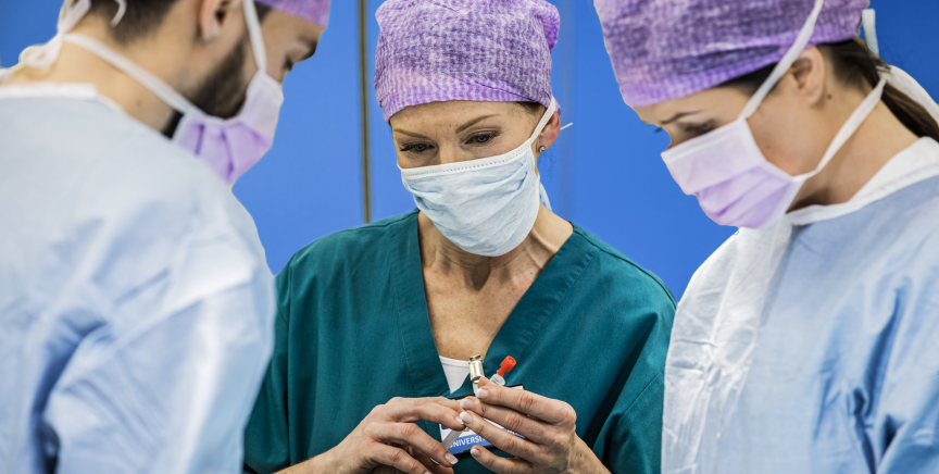 Clinicians in OR