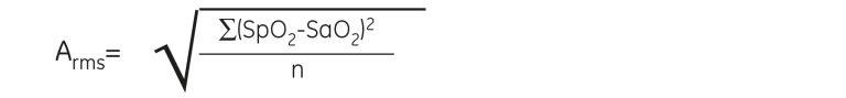 Accuracy root mean square formula