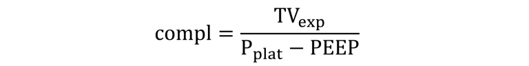 Compliance formula