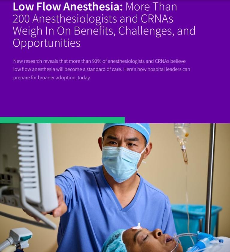 Anesthesiologist and anesthetized patient