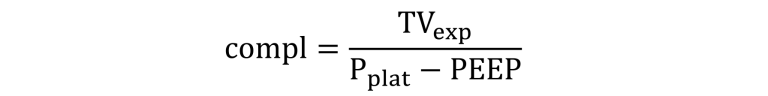 Inspiratory (TVinsp) and expiratory (TVexp) tidal volumes