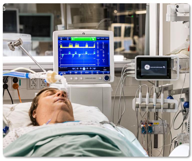 Patient in the Intensive Care unit