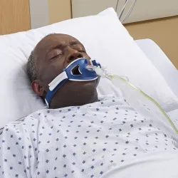 Intubated patient in ICU