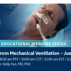 Liberation from Ventilation Webinar banner