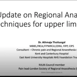 Update on regional anesthetic techniques for upper limb trauma 