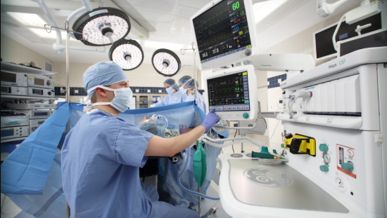 Clinician in the OR