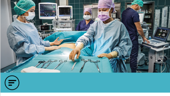 Clinicians in the OR