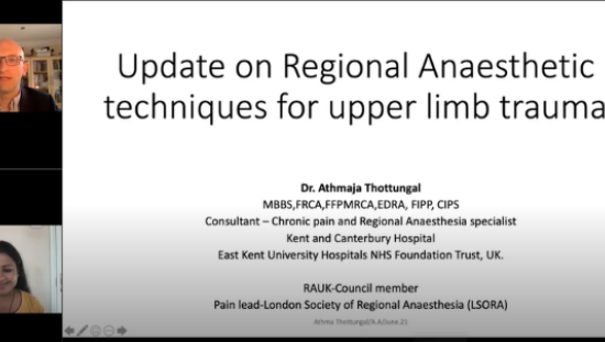 Update on regional anesthetic techniques for upper limb trauma 