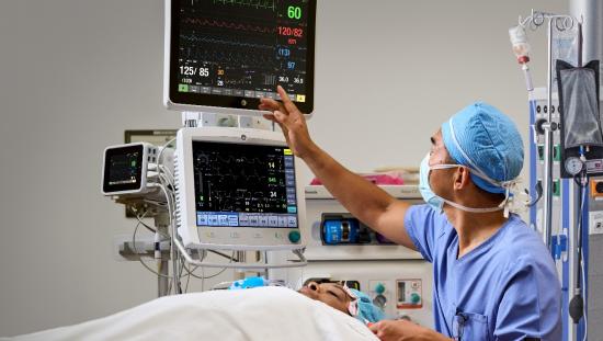 Clinician in the OR