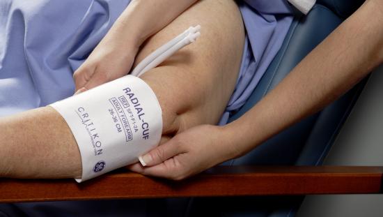 Patient with BP cuff