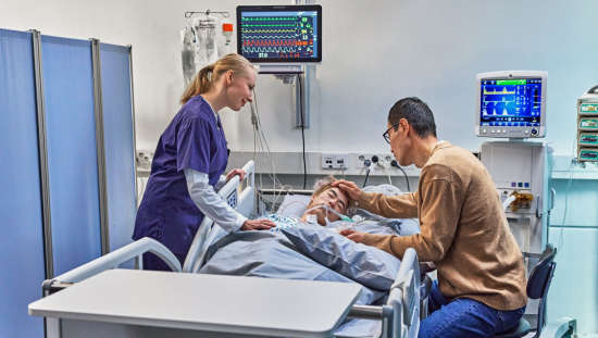 Patient in the ICU