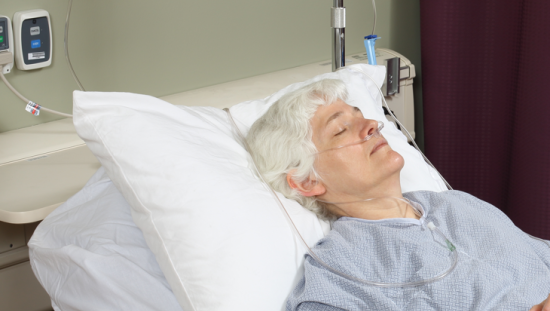Patient with BP cuff