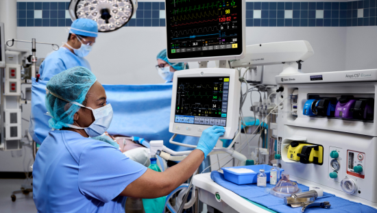 Clinicians in the OR