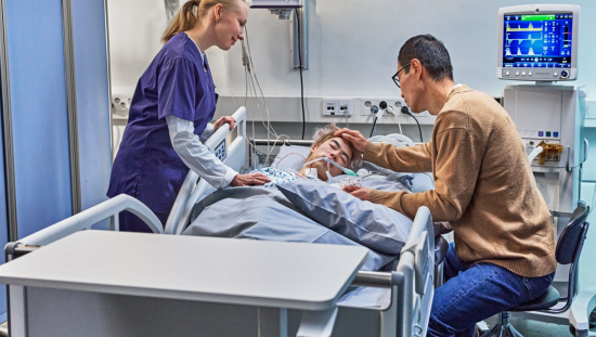 Patient in the ICU