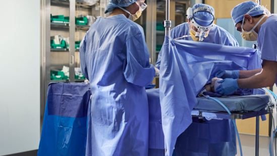Clinicians in the OR