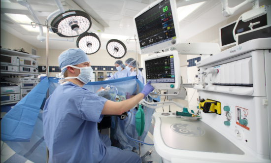 Clinician in the OR
