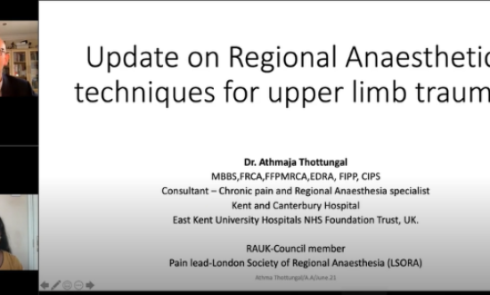 Update on regional anesthetic techniques for upper limb trauma 