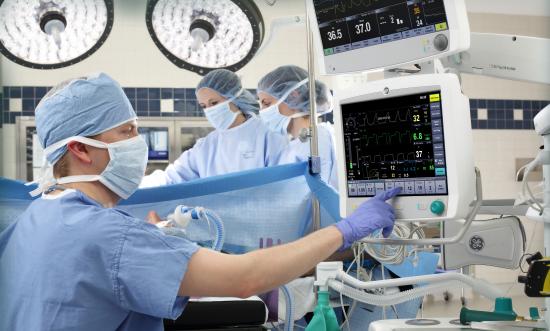 Clinicians using advanced anesthesia monitoring